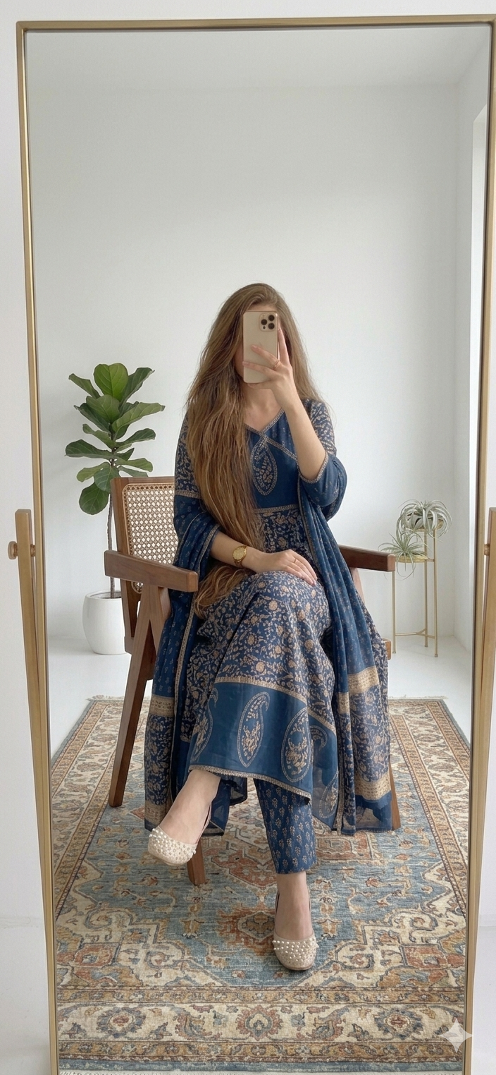 Indira suit set