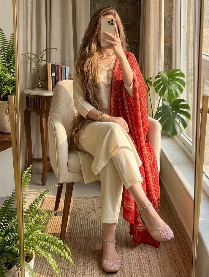 Resham suit set