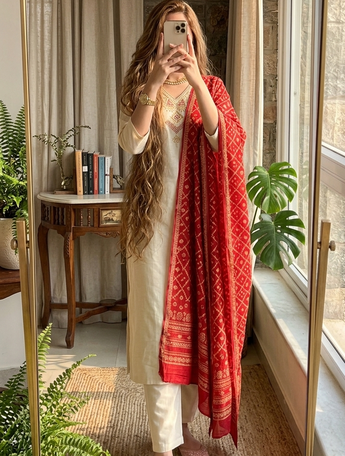 Resham suit set