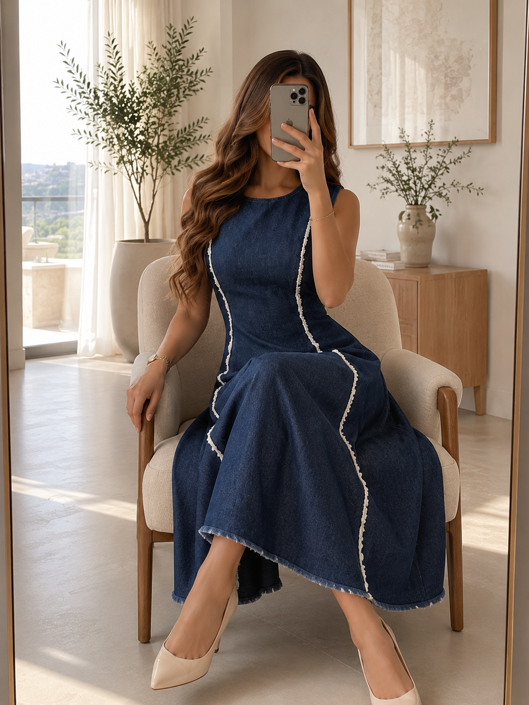 Lucila denim dress